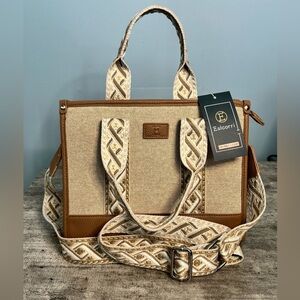 NEW Eslcorri Crossbody Shoulder Bag Guitar Strap Detachable Aztec Western